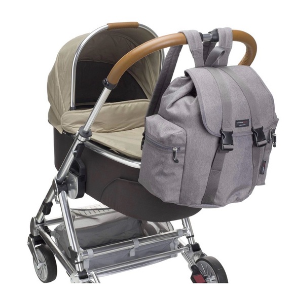 Storksak Unisex Diaper Backpack with Trolley Sleeve, detachable bottle pouch - Picture 5 of 10